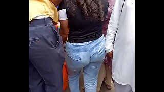 Indian girl tight ass in jeans ..ass crack.. fucking ass