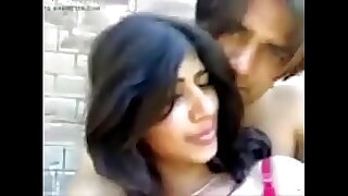 Indian Girl Mushkan Romance By Her Lover In Yellow Salwar