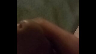 Stroking my freshly shaved rock hard 8 inch cock and cumming