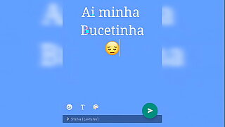 Ai minha Bucetinha! Dotado gozou dentro e continuou metendo.