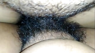 Sathiboudi hairy pussy close up fuck by boyfriend with bigboobs