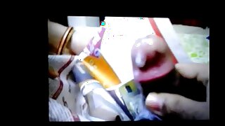 Indian Pinki Bhabhi handjob &amp_ Cumming to her husband Jeet